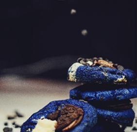 Blueberry Newyork Style Monster Cookies