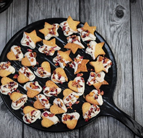 Rose Atta Elaichi Cookies