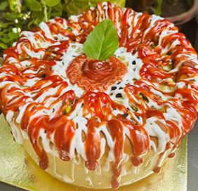 Margretta Much Much Cheesy Pizza Cake
