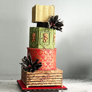 Designer Aesthetic Engagement Cake